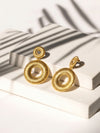 Halo Baby Gold Plated Earrings
