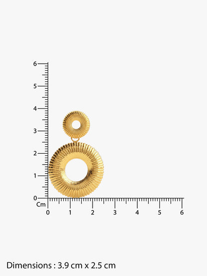 Halo Baby Gold Plated Earrings