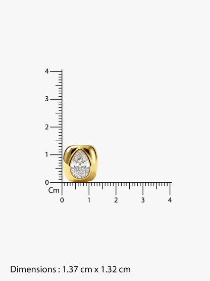 Bold Dome Gold Plated Ear Cuffs