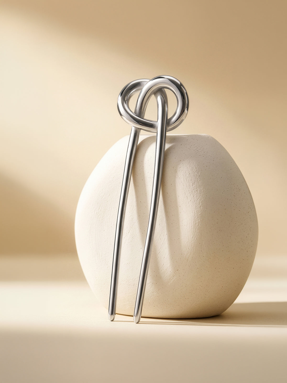 IXIA by GIVA Steel Rush Rhodium Plated Hair Pin