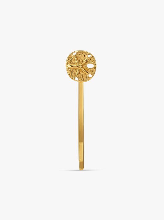 Ancient Coin Gold Plated Hair Clip