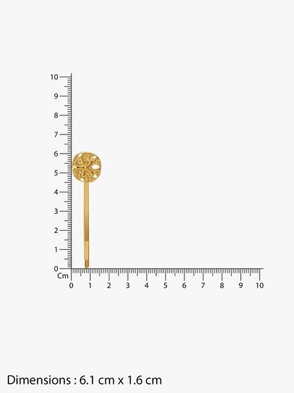 Ancient Coin Gold Plated Hair Clip
