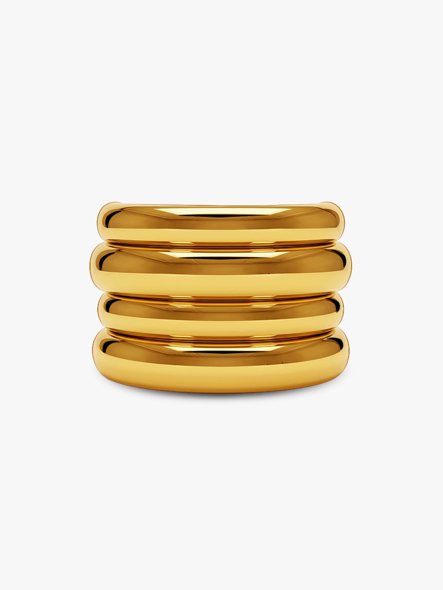Triple Stack Gold Plated Hair Band