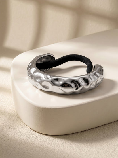 Chrome Syntax Rhodium Plated Hair Band