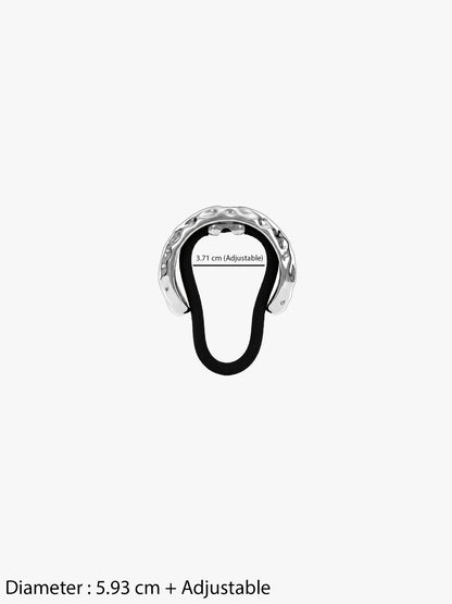 Chrome Syntax Rhodium Plated Hair Band