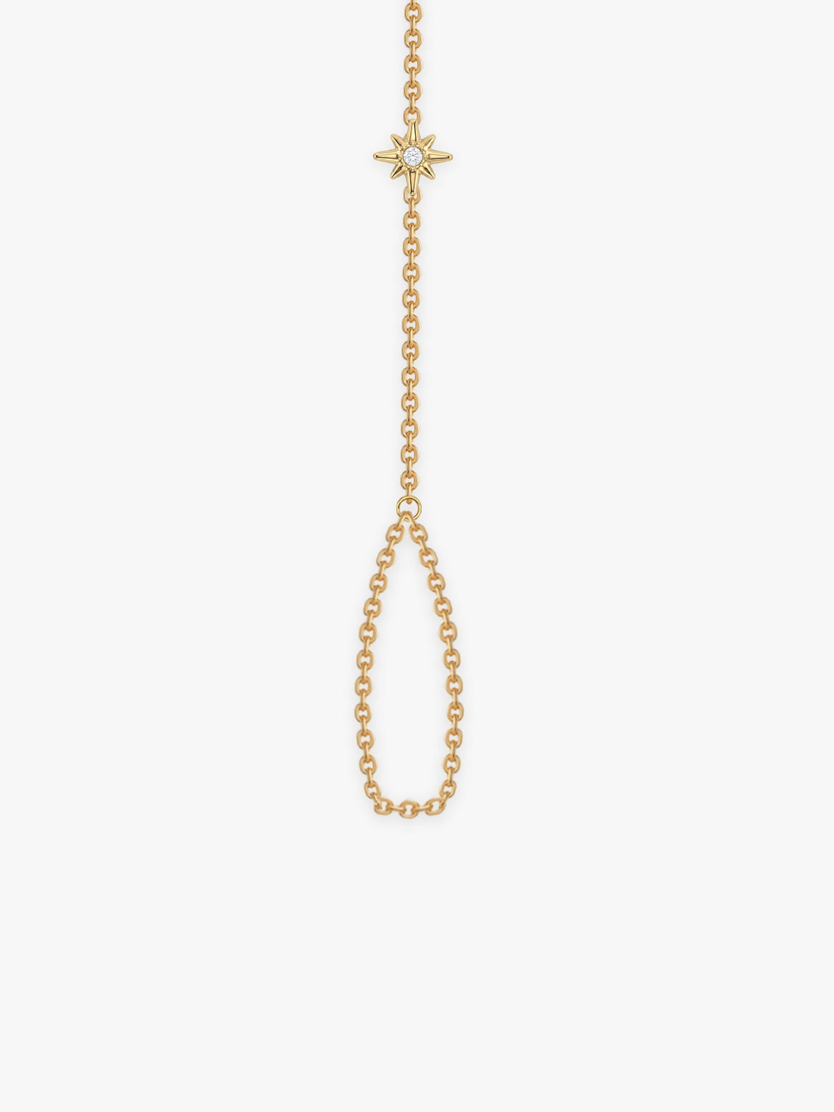 IXIA by GIVA Star Signal Gold Plated Hathphool