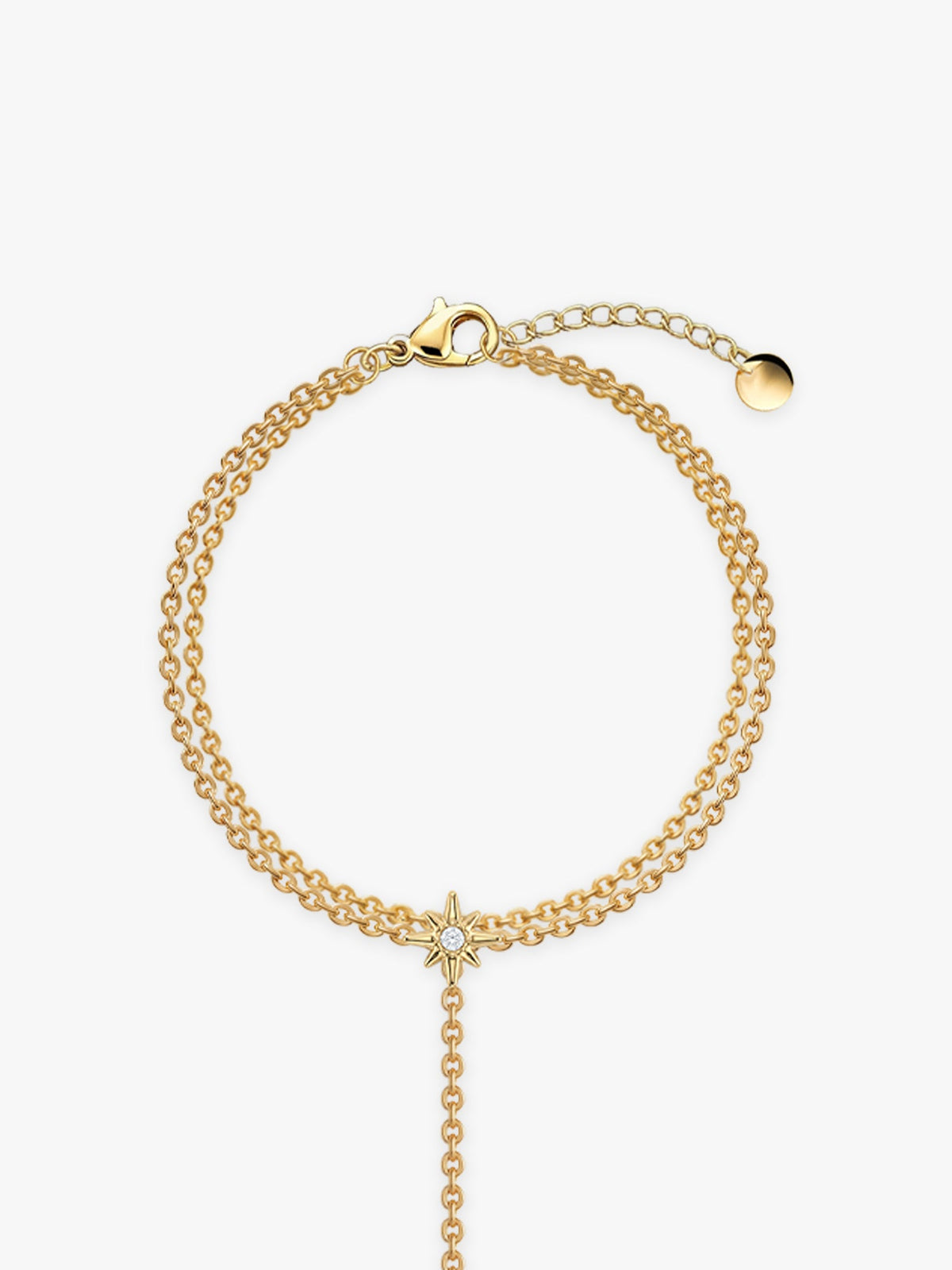 IXIA by GIVA Star Signal Gold Plated Hathphool