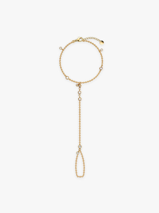 Bare Chains Gold Plated Hathphool