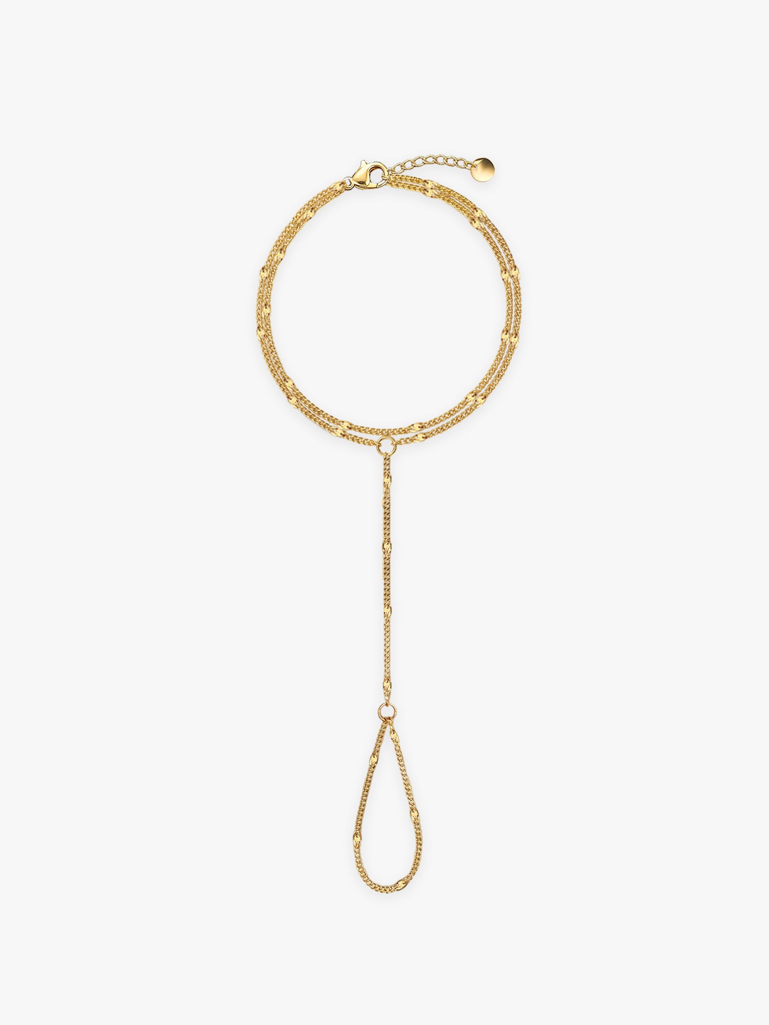 Chain Move Gold Plated Hathphool