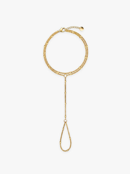Chain Move Gold Plated Hathphool