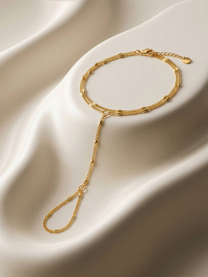 Chain Move Gold Plated Hathphool