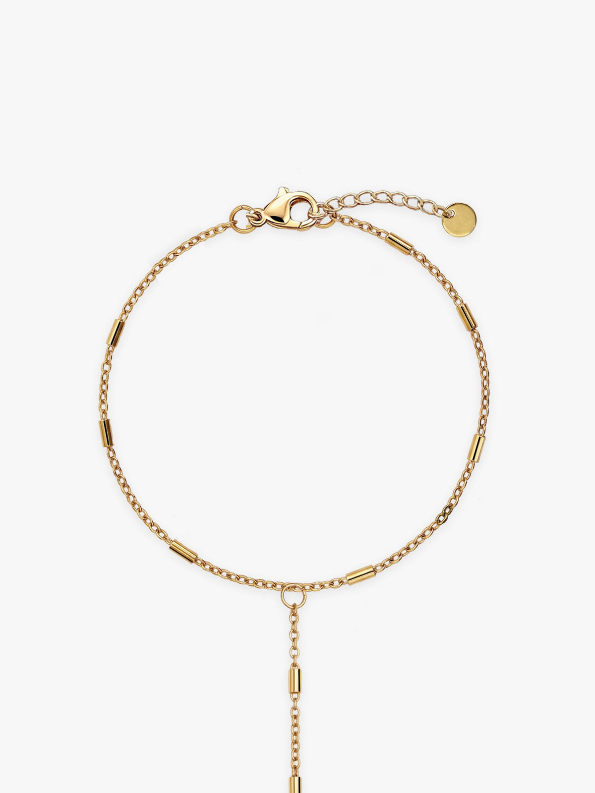 IXIA by GIVA Link Loop Gold Plated Hathphool