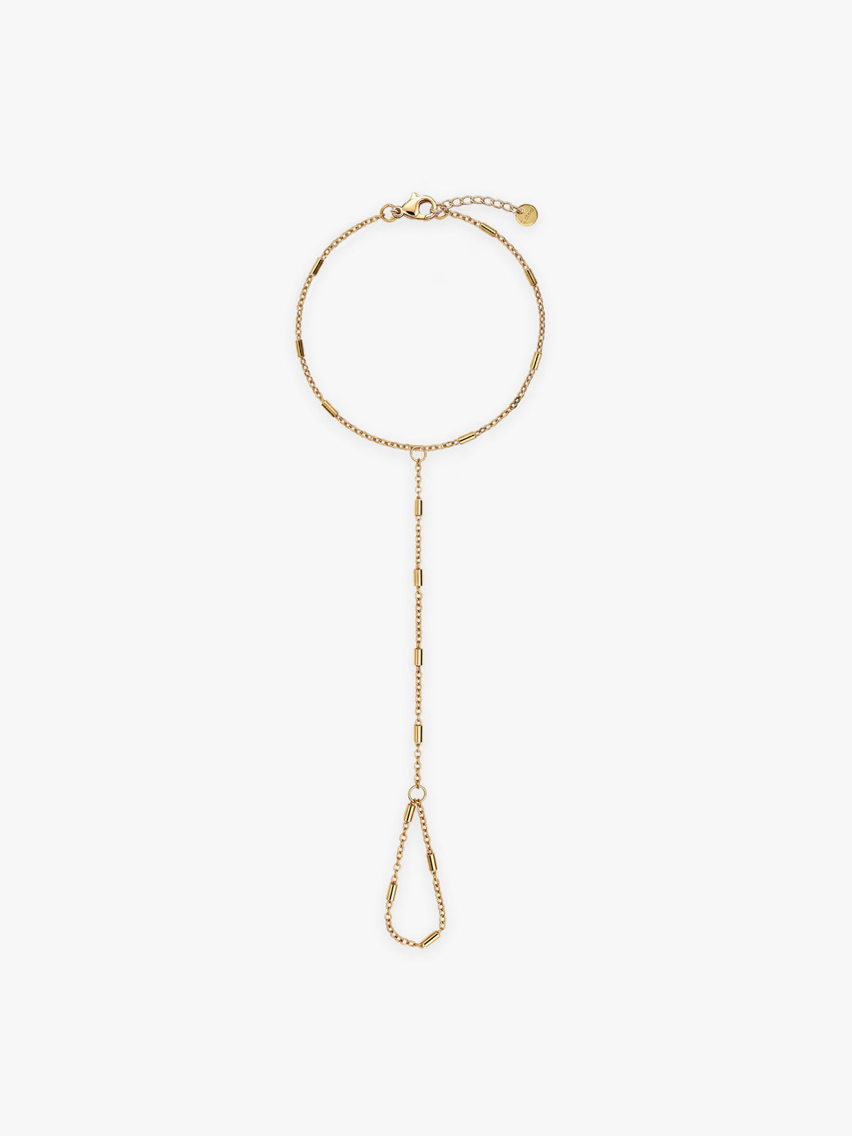 IXIA by GIVA Link Loop Gold Plated Hathphool