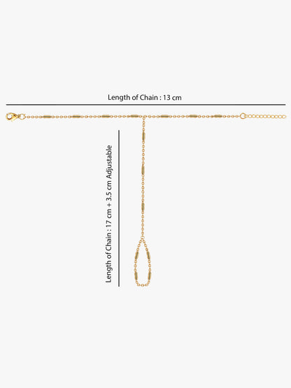 Link Loop Gold Plated Hathphool