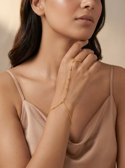 Link Loop Gold Plated Hathphool
