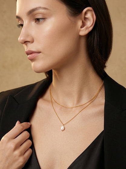Barely There Gold Plated Layered Necklace
