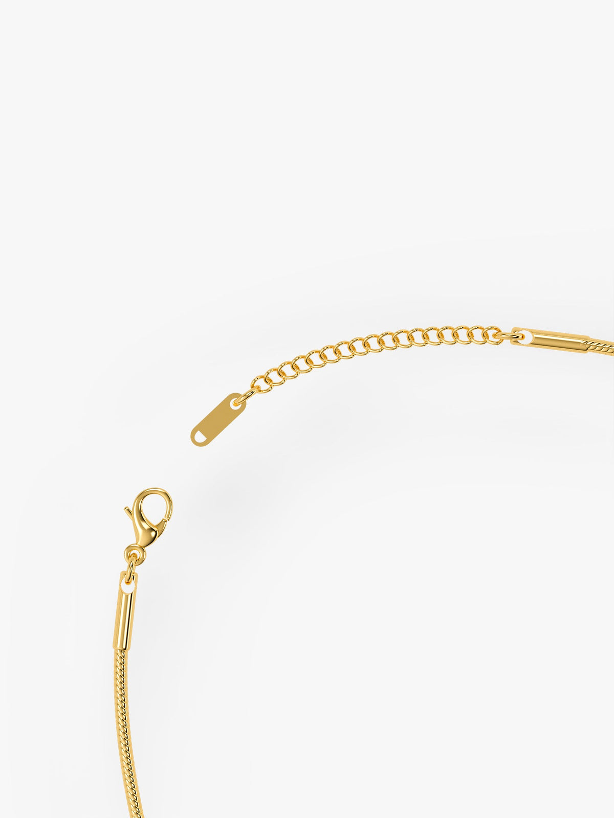 IXIA by GIVA Late Night Gold Plated Lariat Necklace
