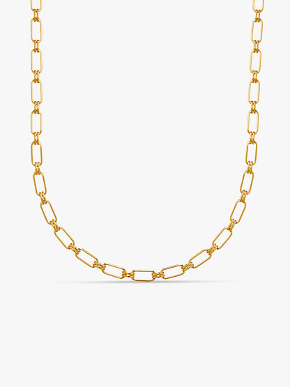  Baddie Link Gold Plated Necklace