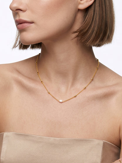 Pearlfied Gold Plated Necklace