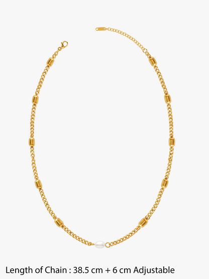 Pearlfied Gold Plated Necklace
