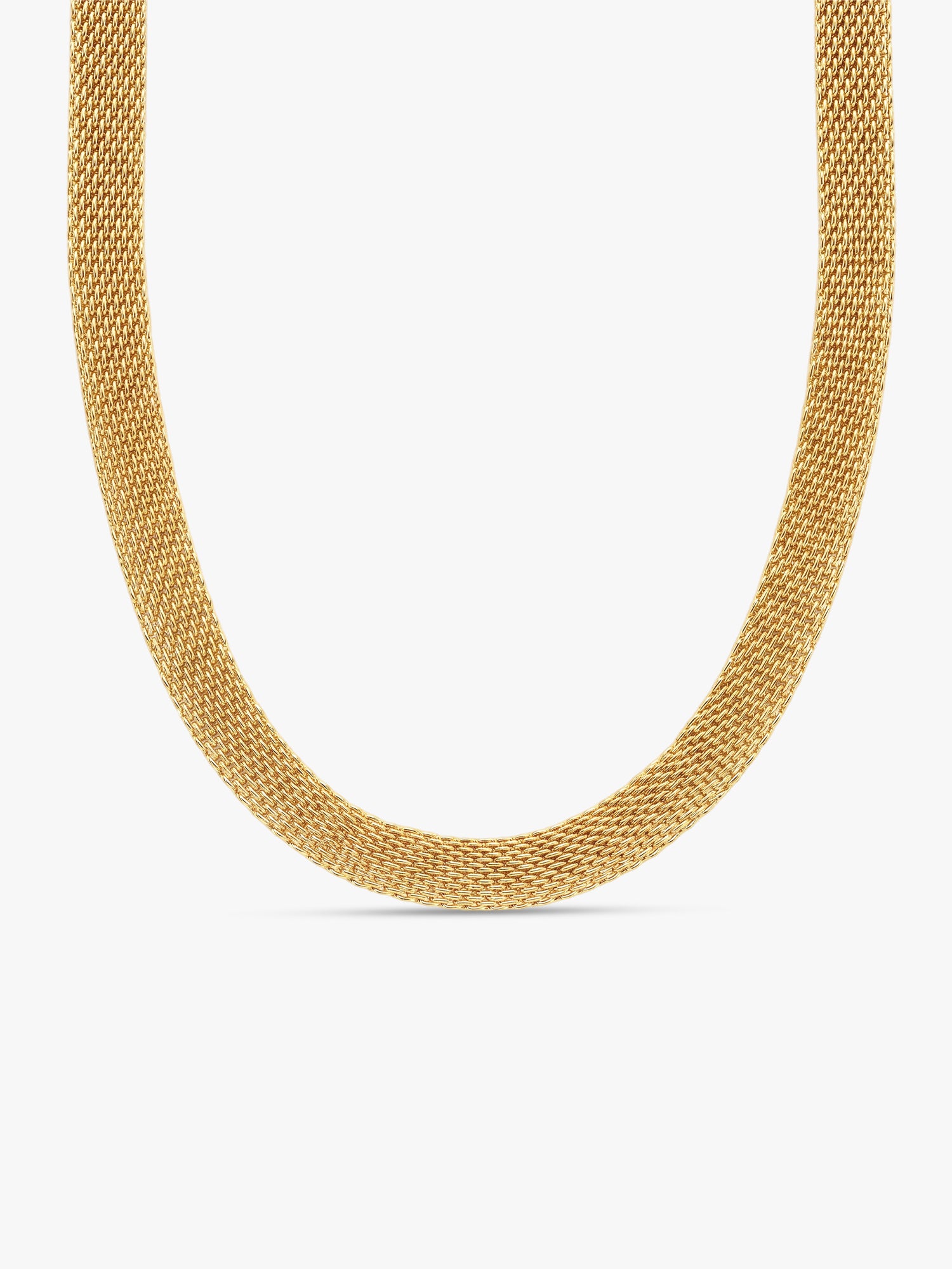 Mesh Mood Gold Plated Necklace