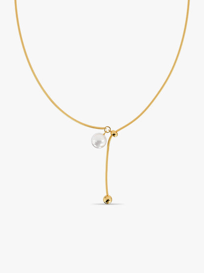 IXIA by GIVA Slide Control Gold Plated Necklace