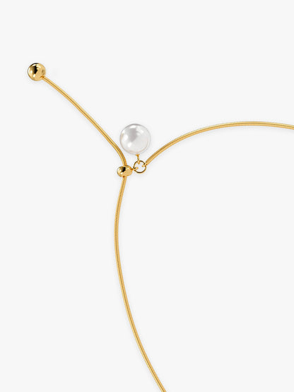 IXIA by GIVA Slide Control Gold Plated Necklace