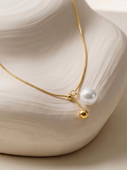 Slide Control Gold Plated Necklace