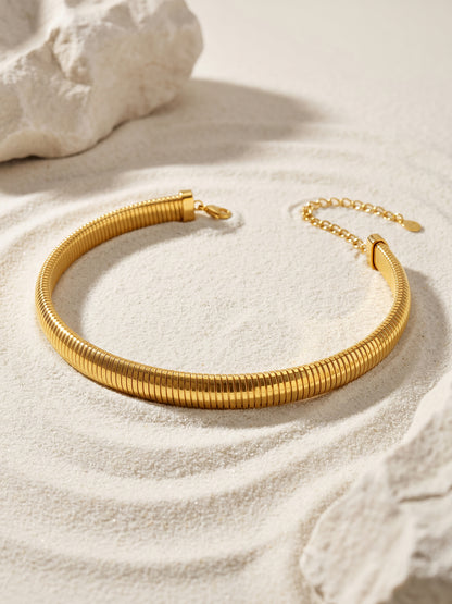 First Choice Gold Plated Collar Necklace