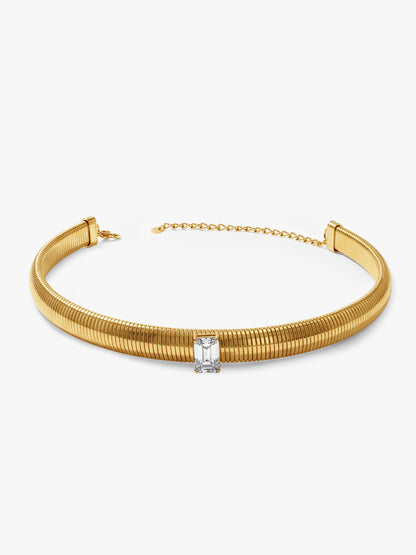 Gold Rush Gold Plated Choker Necklace