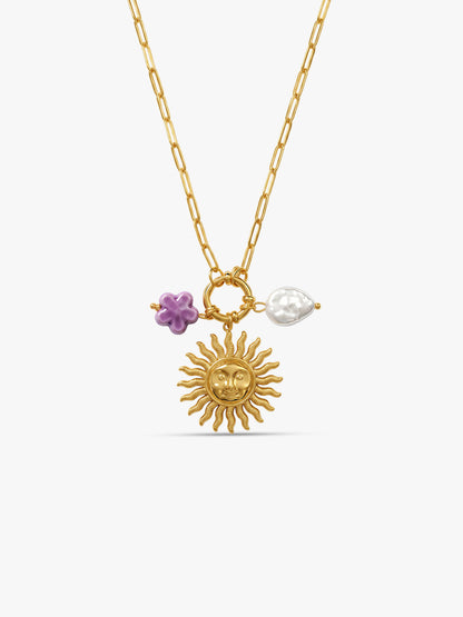 Sun Chaser Gold Plated Necklace