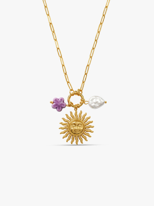 OnnMe by GIVA Sun Chaser Gold Plated Necklace