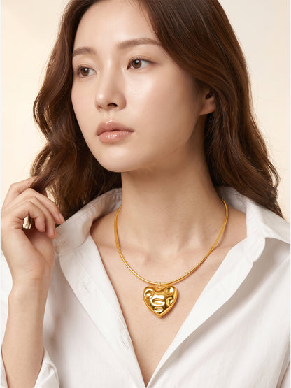 Crush Code Gold Plated Necklace