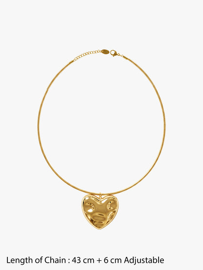 Crush Code Gold Plated Necklace