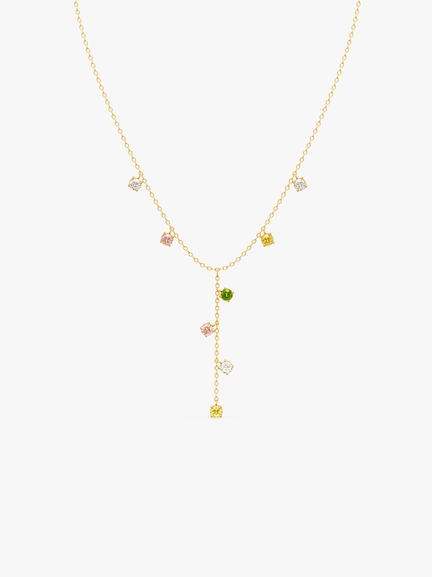 Glow Theory Gold Plated Lariate Necklace