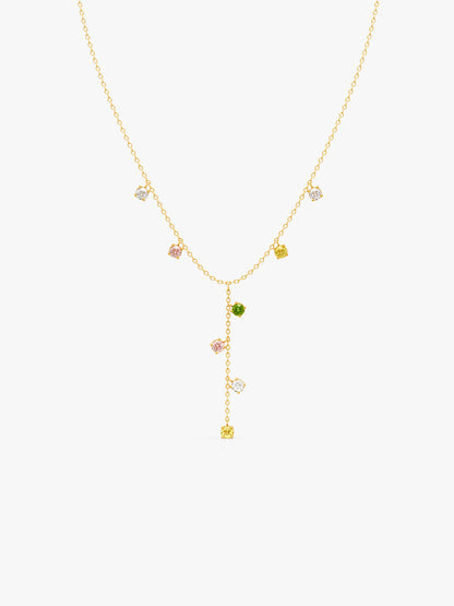Glow Theory Gold Plated Lariate Necklace