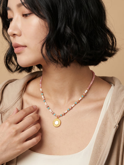 IXIA by GIVA Bohemian Rhapsody Gold Plated Necklace