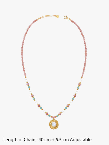 IXIA by GIVA Bohemian Rhapsody Gold Plated Necklace