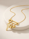 IXIA by GIVA Trinket Charm Gold Plated Necklace