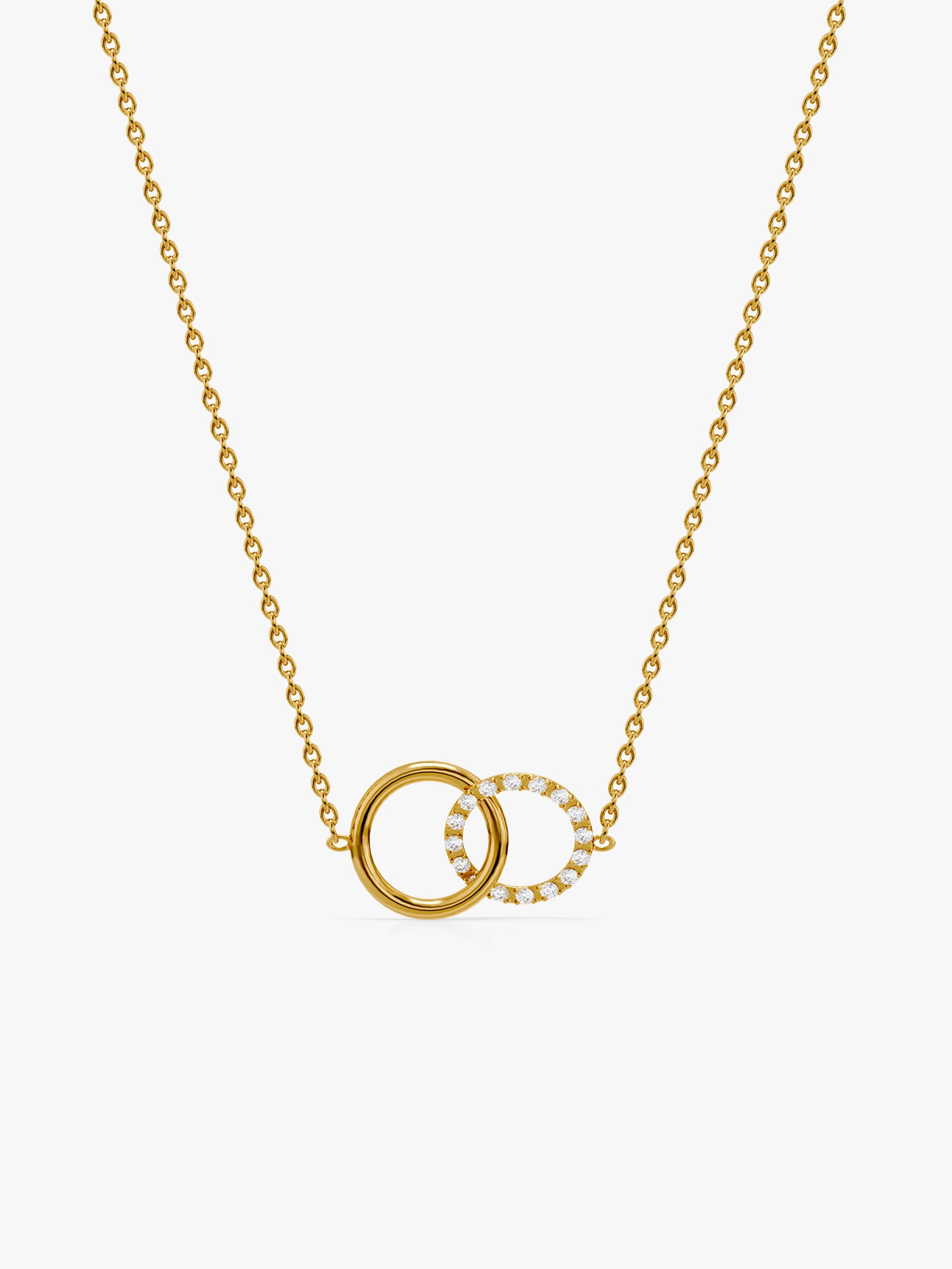 Rebel Loop Gold Plated Necklace