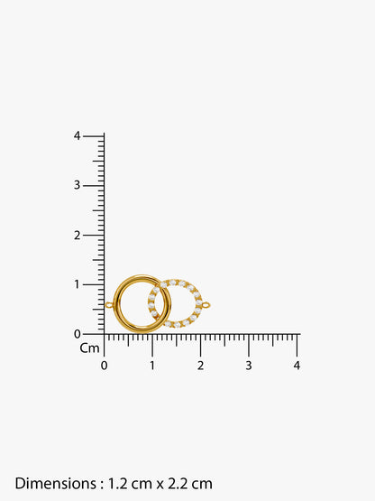 Rebel Loop Gold Plated Necklace