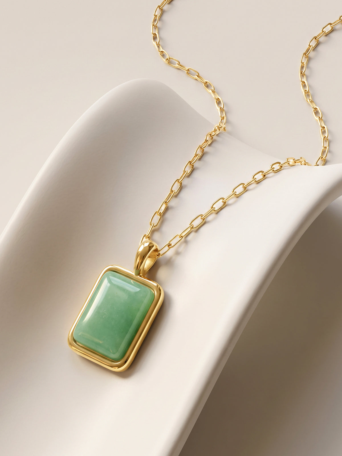 IXIA by GIVA Green Lit Gold Plated Necklace