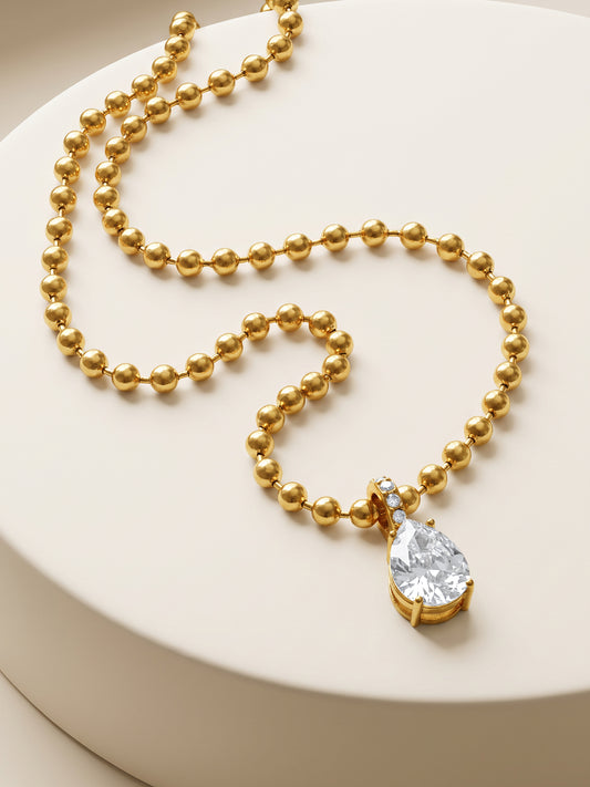 IXIA by GIVA Easy Win Gold Plated Necklace