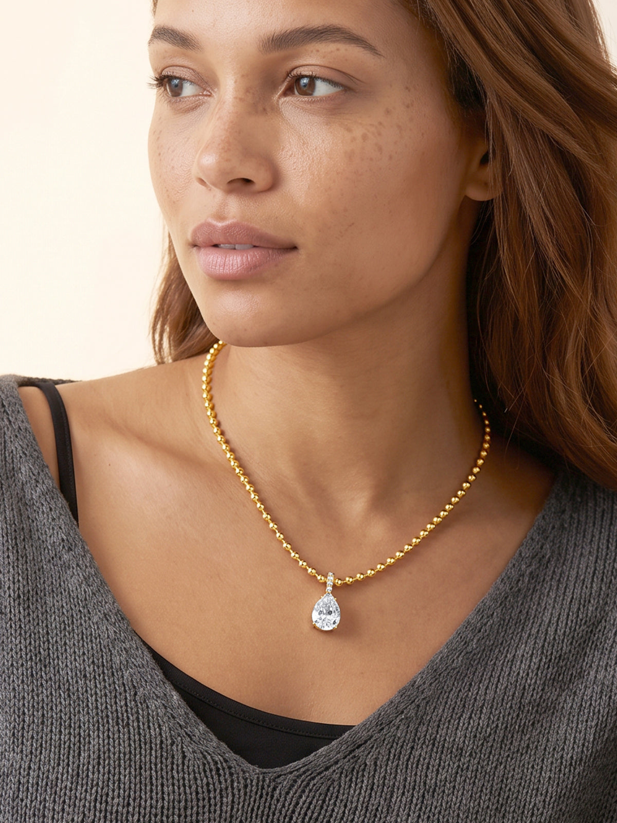 IXIA by GIVA Easy Win Gold Plated Necklace