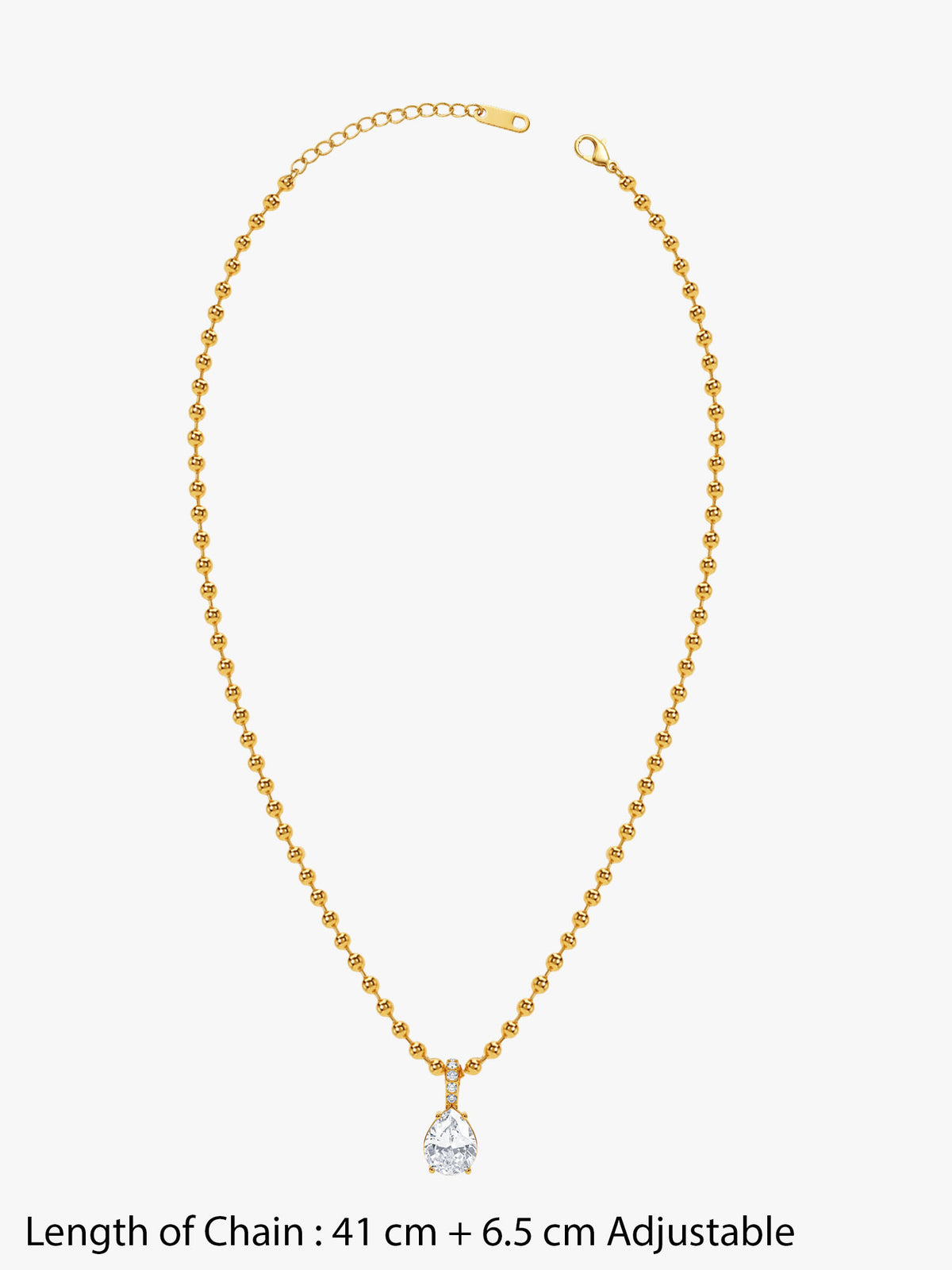 IXIA by GIVA Easy Win Gold Plated Necklace