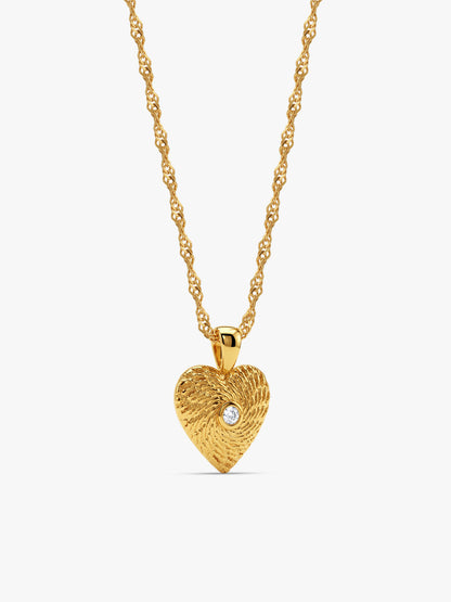 IXIA by GIVA Heart to Get Gold Plated Necklace