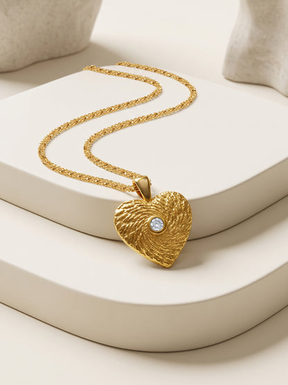 IXIA by GIVA Heart to Get Gold Plated Necklace