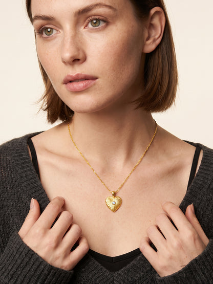 IXIA by GIVA Heart to Get Gold Plated Necklace