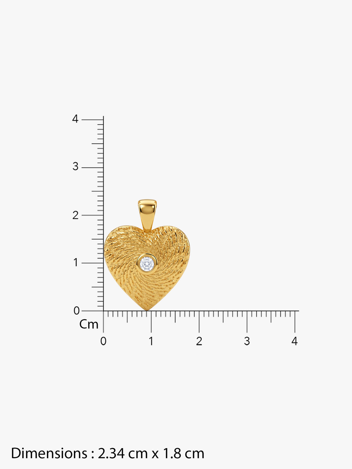 IXIA by GIVA Heart to Get Gold Plated Necklace