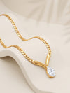 IXIA by GIVA Private School Gold Plated Necklace